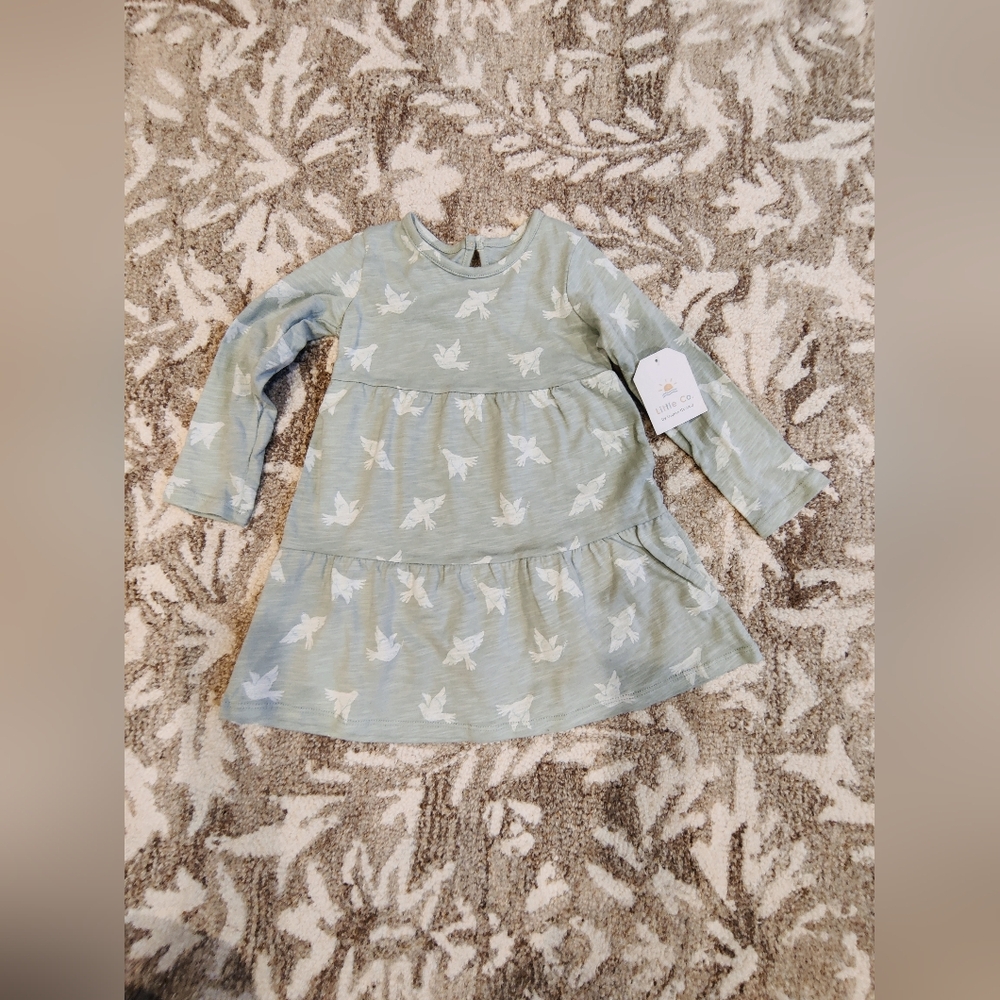 Little Co bird dress NWT